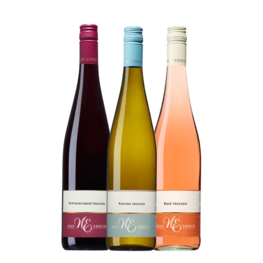 Weinpakete Wine Guys | 3Er Probierpaket Neef Emmich, (2,25L)